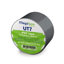 MegaTape PVC vloertape UT7 33m rol 50mm grijs