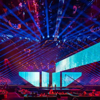 Eurovision Song Contest 2021 vanaf het midden gezien