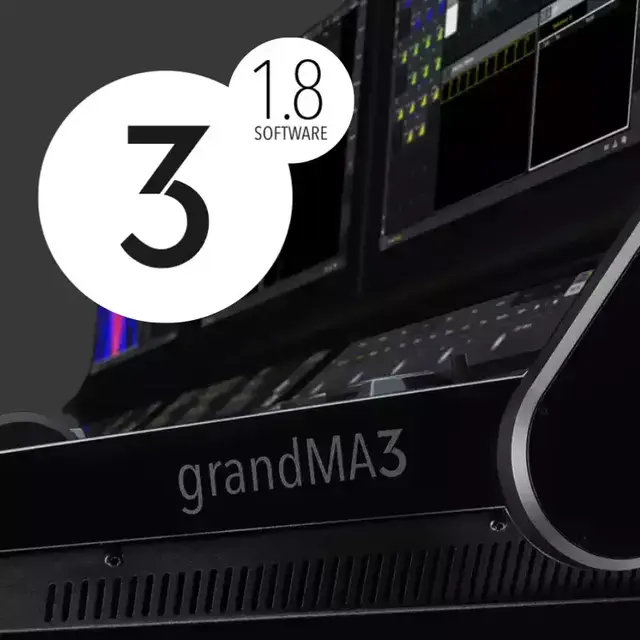 Daar is die dan! GrandMA3 softwareversie 1.8.1.0