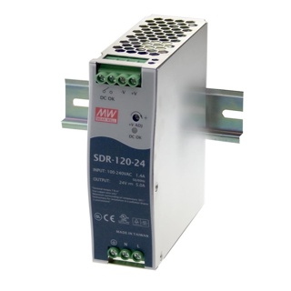Meanwell voeding SDR-12VDC-120W DIN rail