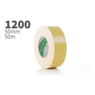 Nichiban gaffa tape "1200" 50m rol 50mm geel