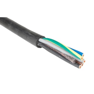 Neopreen kabel nwpk 5x 4.00mm2