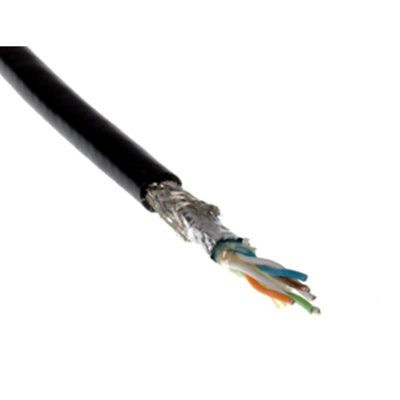 Netwerk kabel SFTP CAT5e proplex zwart*
