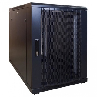 15U mini serverkast met geperf.deur 600x1000x860mm