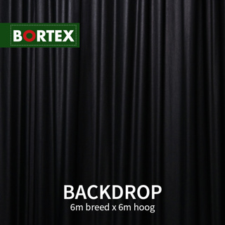 Bortex backdrop 320 g/m² 6m breed x 6m hoog
