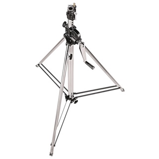 Manfrotto wind up stand 2 secties staal blank