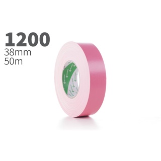 Nichiban gaffa tape "1200" 50m rol 38mm roze