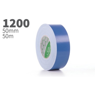 Nichiban gaffa tape "1200" 50m rol 50mm lichtbla