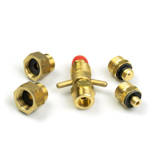 Propane gas adapter set for various countries
