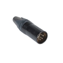Neutrik XLR NC5MXX 5-pin kabeldeel male zwart