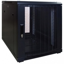 12U mini serverkast met geperf. deur 600x800x720mm