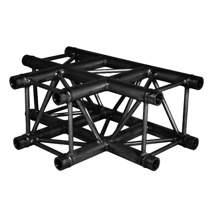Prolyte truss vierkant H30V-C017 3-wg T-stuk zwart