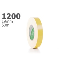 Nichiban gaffa tape "1200" 50m rol 19mm geel