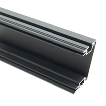 Multibar slide profiel 250cm zwart
