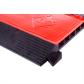Kabelbrug PU 5-kanaals 90x50x5,5cm rood*
