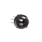 Admiral XLR 5-pin kabeldeel male 5 stuk zwart