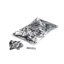 MAGICFX® metallic confetti rectangles 55x17mm Silv