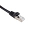 Ethernet kabel CAT6a RJ45 FTP 1 meter zwart