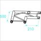 Prolyte truss ladder X30L-C003 90 graden H